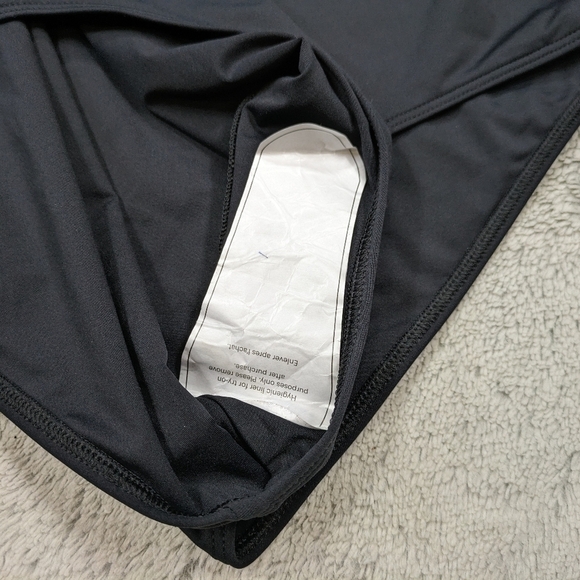 Everlane Swimsuit Women's XXL Black One-Piece Square Neck Padded Cups - Picture 6 of 9